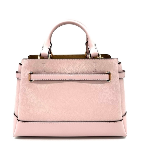 Michael Kors Reed Small Satchel Crossbody Bag & Large Trifold Wallet Light Pink - Picture 5 of 13